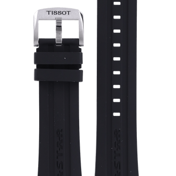 Tissot T066427A & T066414 Seastar 660 Watch Band T603031453 Black Silicone 23 mm Seastar 1000 - Watch Plaza