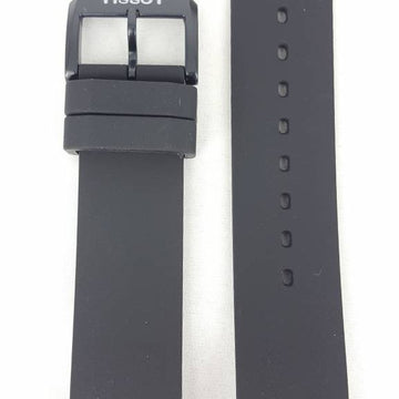 Tissot T081420A Watch Band T603035436 Black Silicone 19 mm T - Race - Watch Plaza