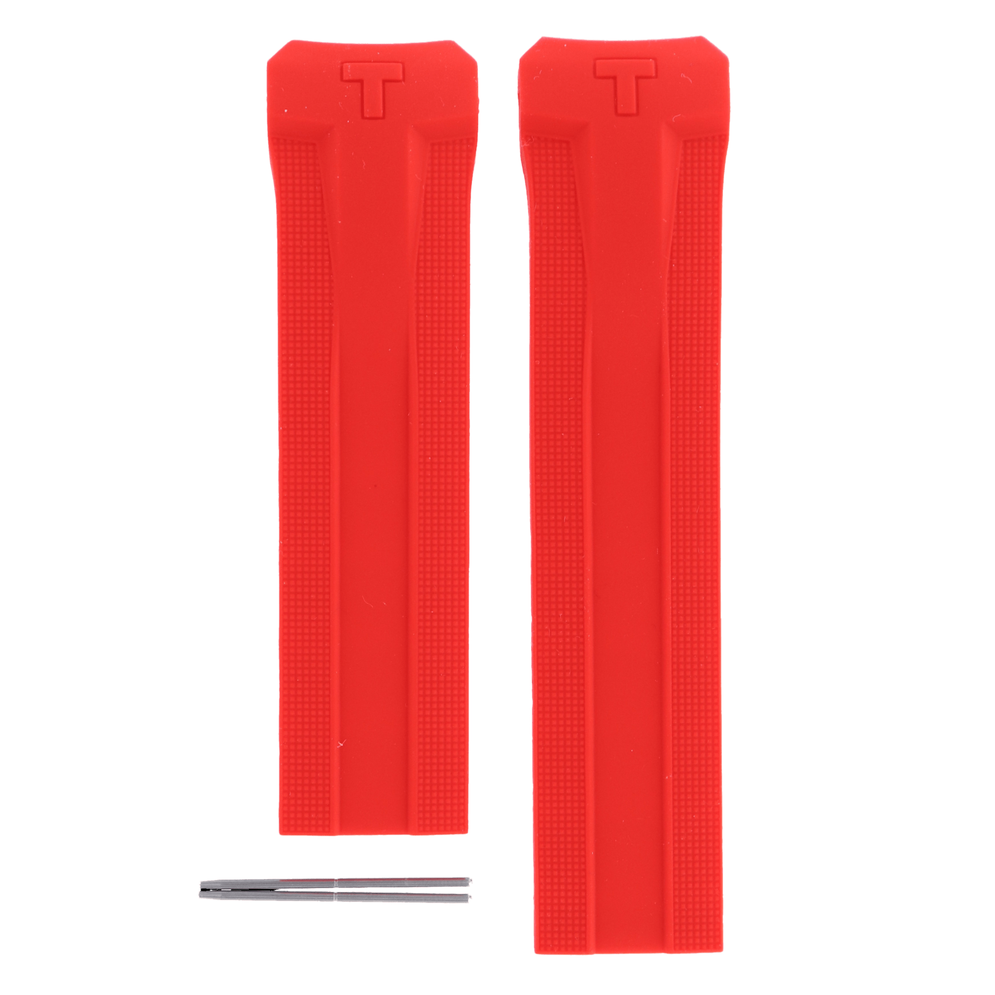 Tissot T091420A - Expert Watch Band T610036805 Red Silicone 22 mm T - Touch Solar - Watch Plaza