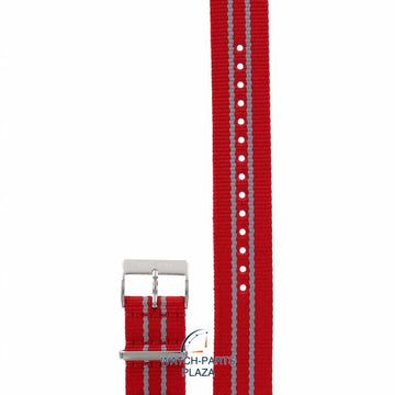 Tissot T095417 Houston Rockets Watch Band T604038996 Red Textile 19 mm Quickster - Watch Plaza