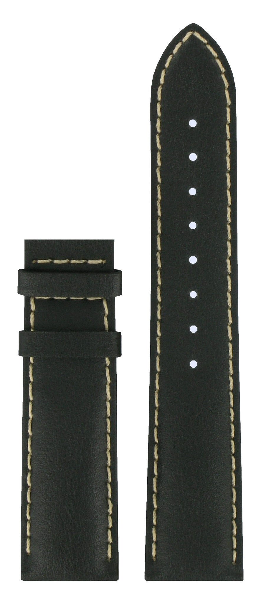 Tissot T2215A & T2216A Watch Band T610017238 Black Leather 20 mm PRC - 100 - Watch Plaza
