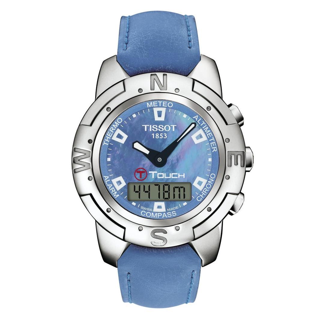 Tissot T33763881 Watch Band T610020044 Blue Silicone 20 mm T - Touch - Watch Plaza
