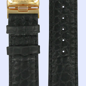 Tissot T71872533 Watch Band T600013370 Black Leather 20 mm Heritage - Watch Plaza