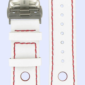 Tissot Z252/352 & Z253/353 Danica Patrick Watch Band T600020327 White Leather 20 mm T - Touch - Watch Plaza