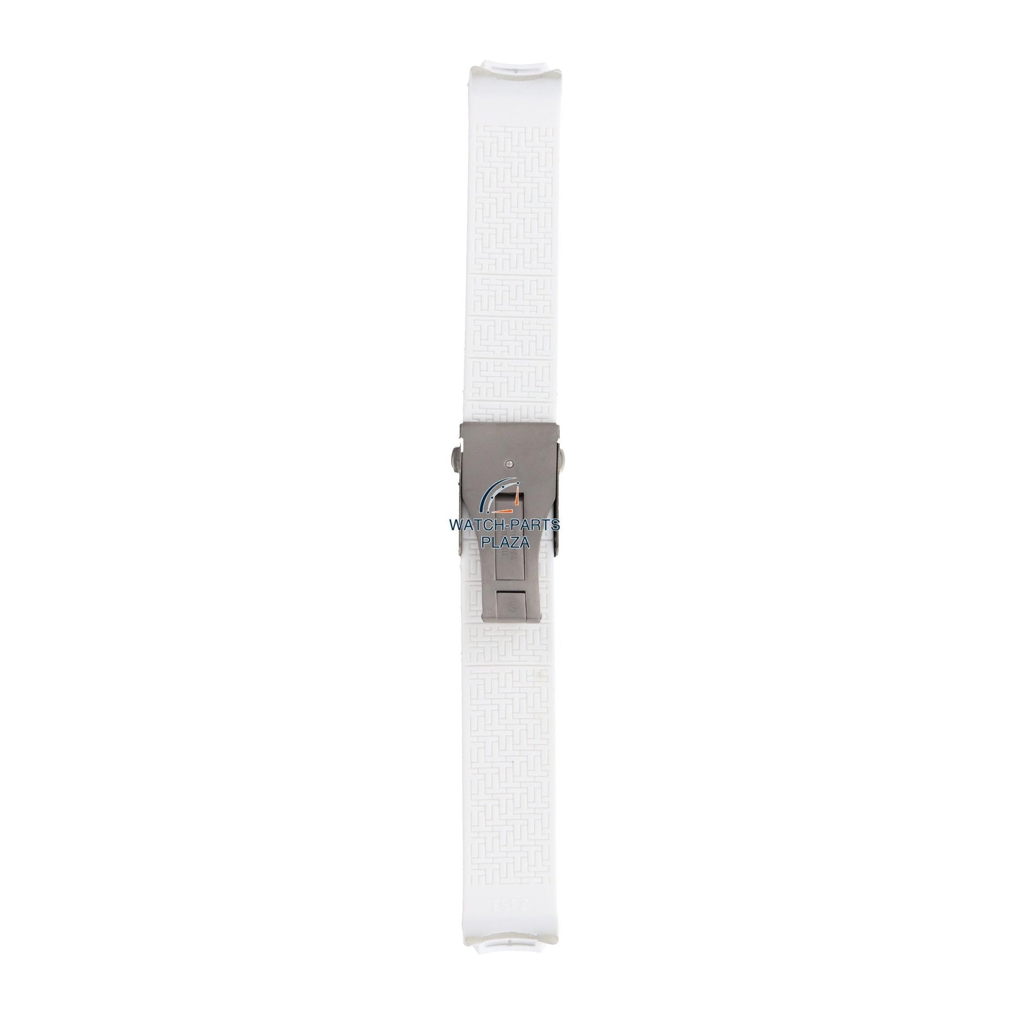 Tissot Z353 / Z253 Watch Band T603025585 White Silicone 20 mm T - Touch - Watch Plaza