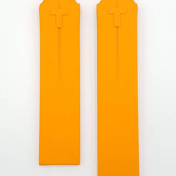 Tissot Z353 & Z253 Watch Band T610014615 Orange Silicone 20 mm T - Touch - Watch Plaza