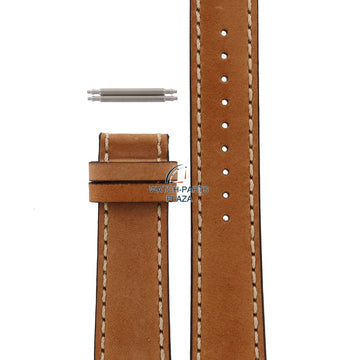 Watch Band AR5324 Emporio Armani brown leather strap 20mm - without clasp - Watch Plaza