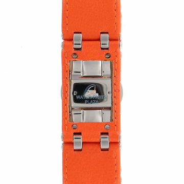Watch Band AR5498 Emporio Armani Orange Leather Strap 22mm - Watch Plaza