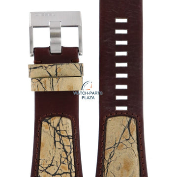 Watch Band Diesel DZ1072 brown leather strap 31mm original - Watch Plaza