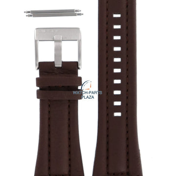 Watch Band Diesel DZ1095 brown leather strap 28mm original - Watch Plaza