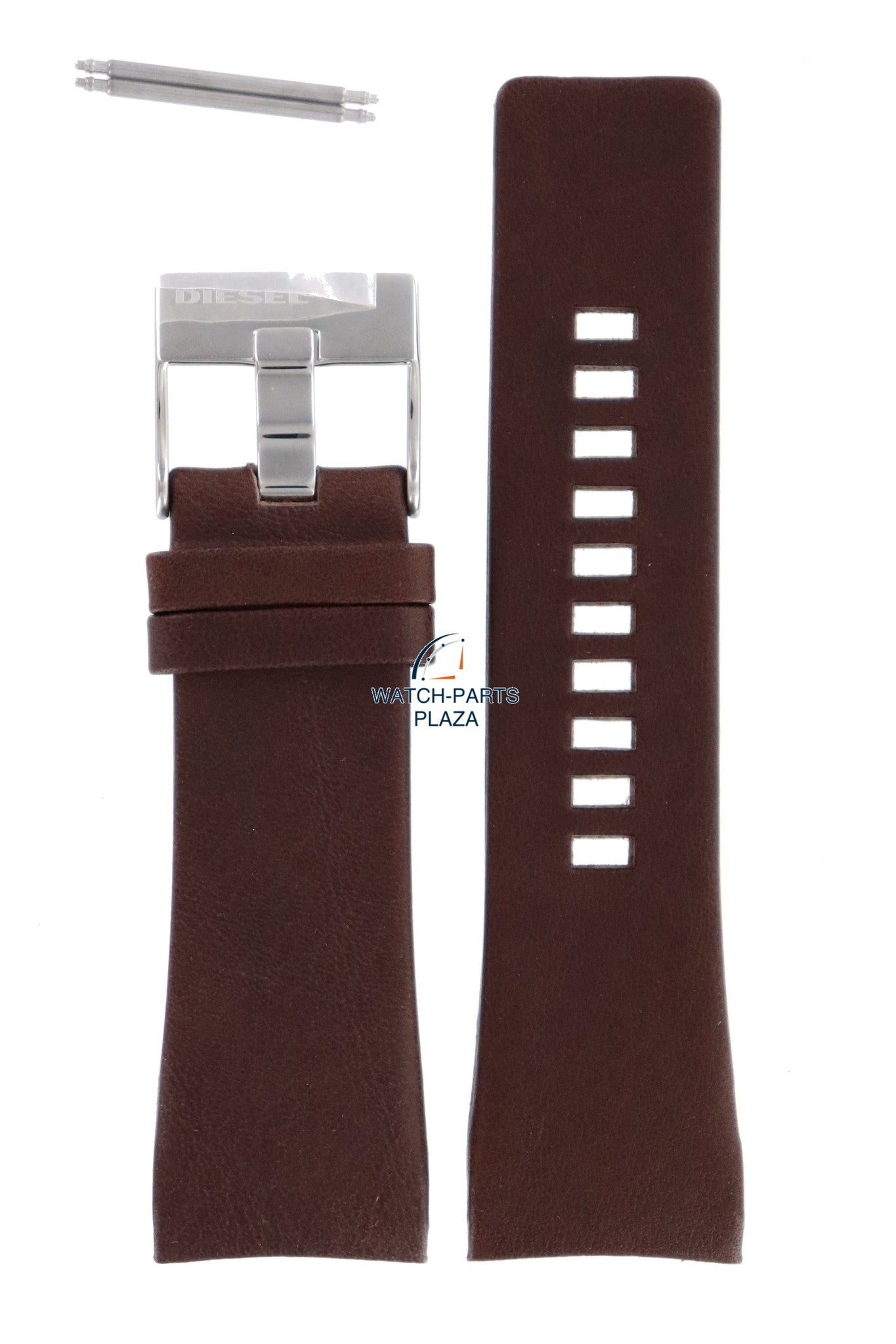 Watch Band Diesel DZ1140 brown leather strap 28mm original - Watch Plaza