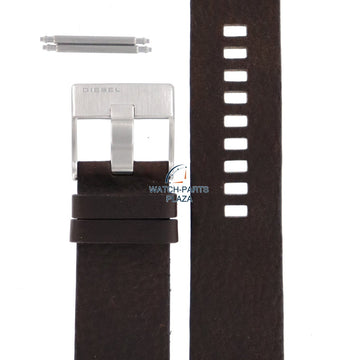 Watch Band Diesel DZ1148 brown leather strap 26mm original - Watch Plaza