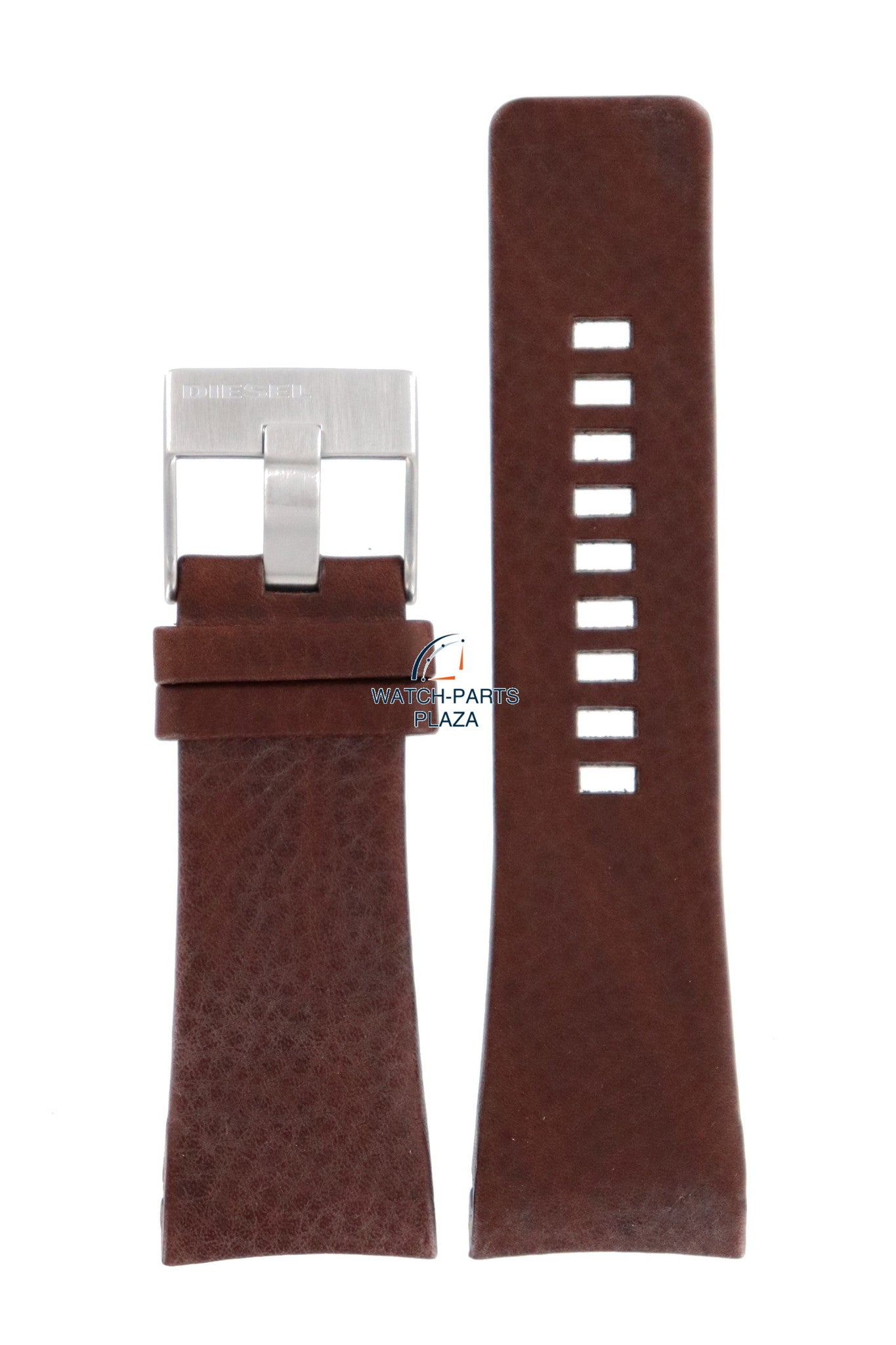 Watch Band Diesel DZ1317 brown leather strap 29mm original - Watch Plaza