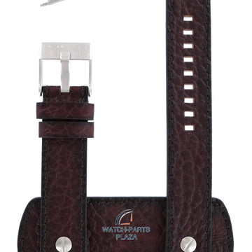 Watch Band Diesel DZ2022 brown cuff genuine leather strap 20mm DZ - 2024 - Watch Plaza