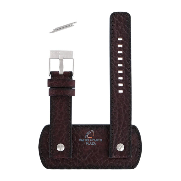 Watch Band Diesel DZ2022 brown cuff genuine leather strap 20mm DZ - 2024 - Watch Plaza