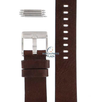 Watch Band Diesel DZ2088 brown leather strap 26mm original - Watch Plaza