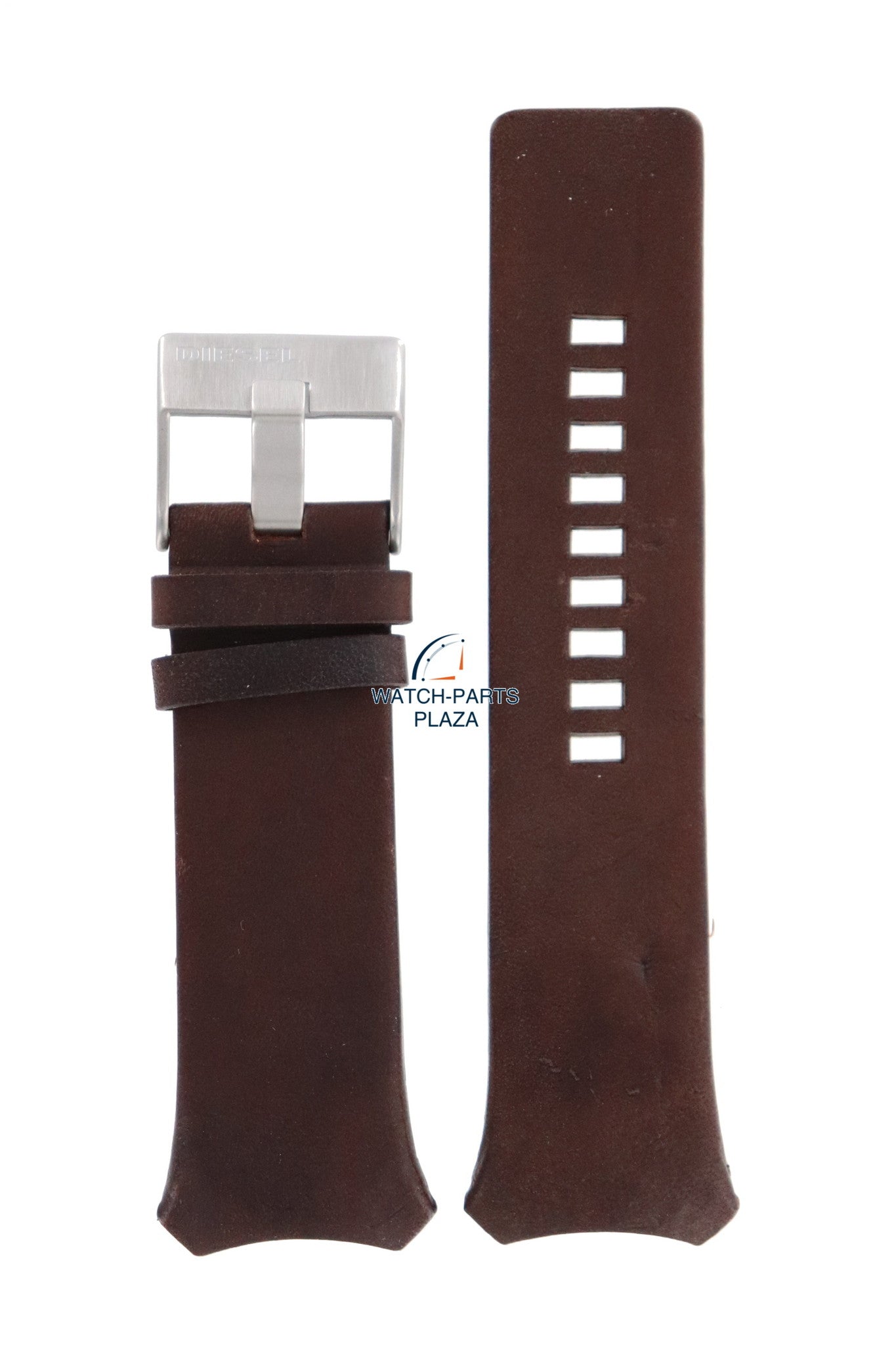 Watch Band Diesel DZ3036, DZ3037 brown leather strap 31mm original Series III - Watch Plaza