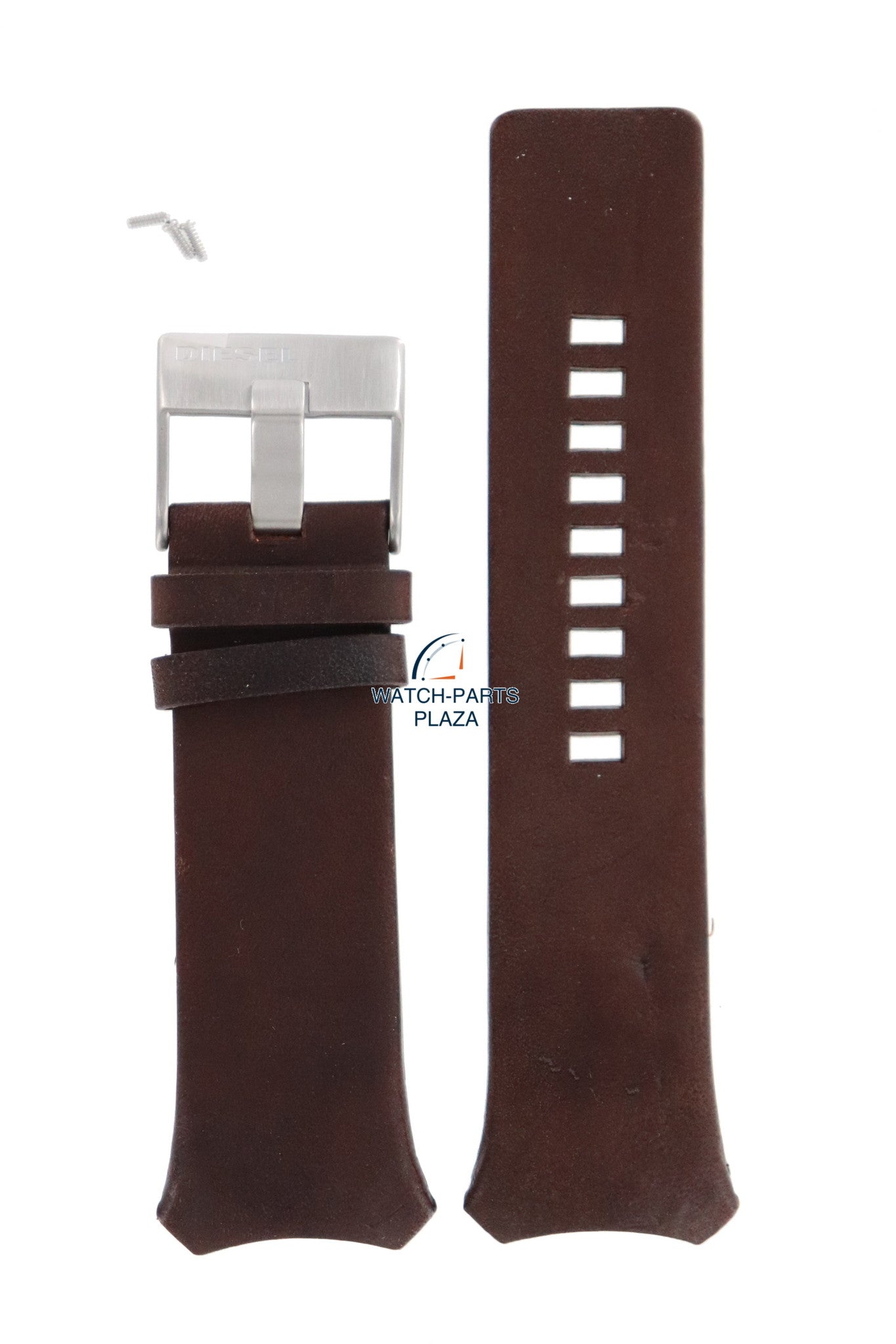 Watch Band Diesel DZ3036, DZ3037 brown leather strap 31mm original Series III - Watch Plaza