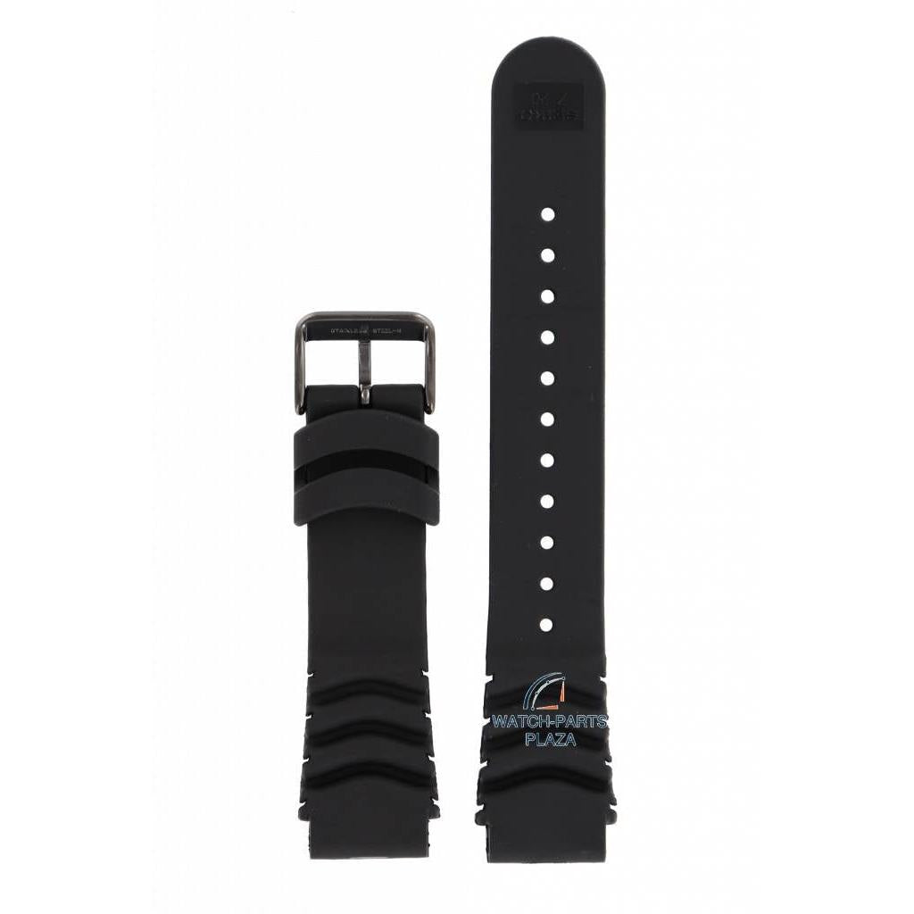 Watch Band for Seiko Kinetic SKA427, SKA579 Black Strap 20mm 5M62 - 0BL0 5M82 - 0AF0 - Watch Plaza