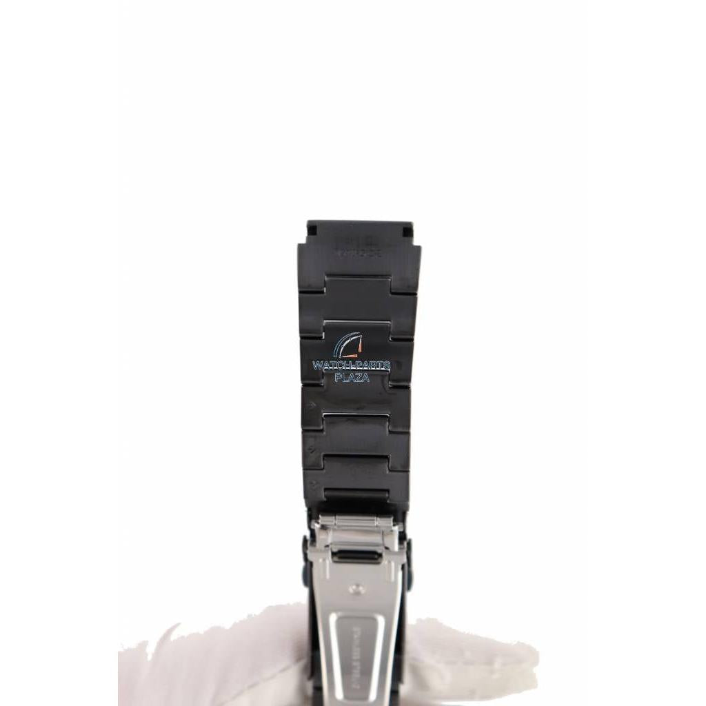 Watch Band for Seiko Monster 20mm black PVD Steel Bracelet 49X8 GGZ 4R36, 7S26 & 7S36 - Watch Plaza