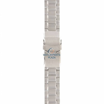 Watch Band for Seiko SRPA19, SRPD01 Steel Bracelet 22mm Dawn Grey 4R36 05D0, 06Y0 - Watch Plaza
