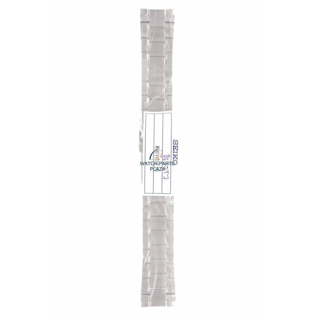 Watch Band for Seiko SRPA19, SRPD01 Steel Bracelet 22mm Dawn Grey 4R36 05D0, 06Y0 - Watch Plaza