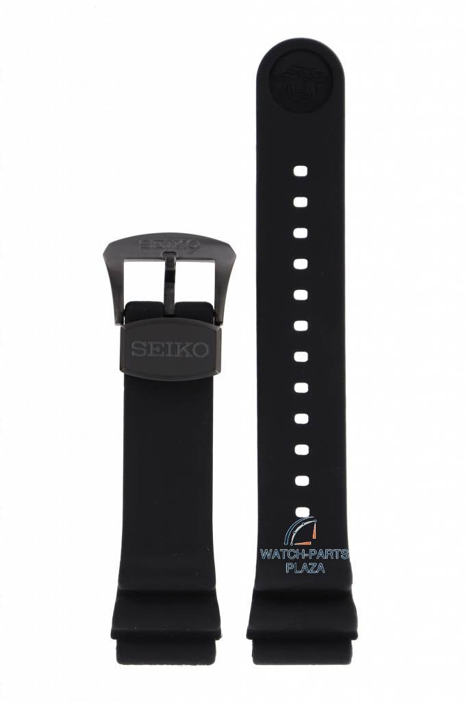 Watch Band for Seiko SRPC49 Prospex Black Series Darth Turtle 4R36 - 06L0 22mm Strap - Watch Plaza