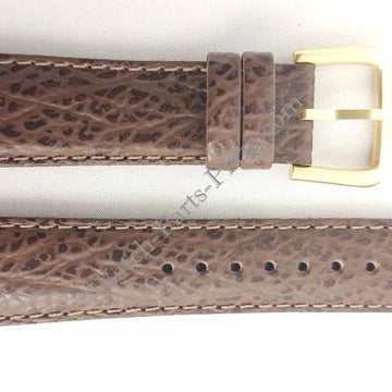 Watch Band Seiko Aeromaster 5Y23 6150 SQ Sports 150 Brown Leather Strap 20mm - Watch Plaza