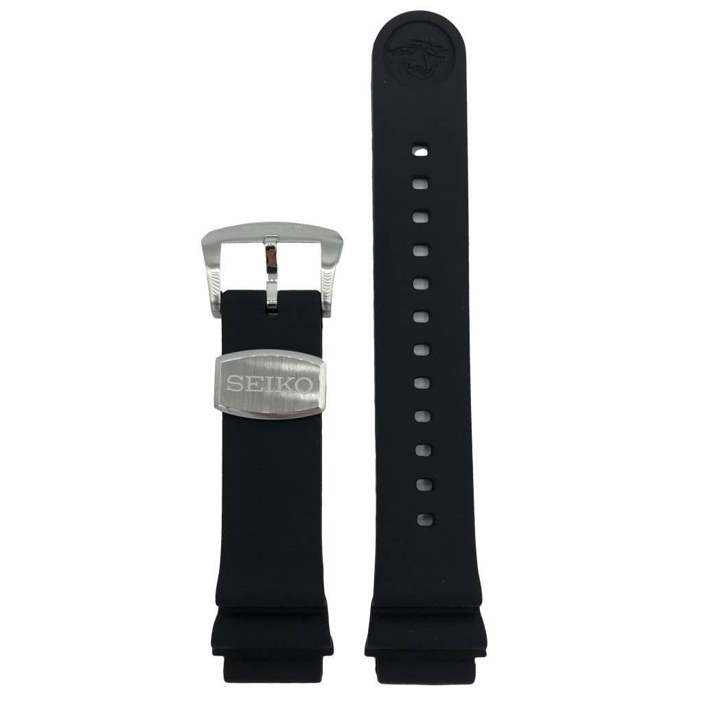 Watch Band Seiko Prospex Reedition SPB053 SPB055 Black Strap Z 20 mm 6R15 03W0 Zimbe Sumo - Watch Plaza