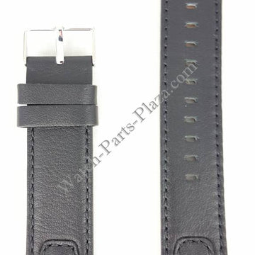 Watch Band Seiko SNAA37 black leather strap 7T62 - 0GW0 13mm 4LC4JB - Watch Plaza