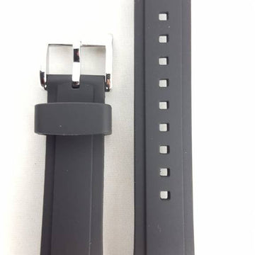 Watch Band Seiko SNDX55P1 Black Sillicon Strap 7T92 - 0PJ0 18mm Genuine - Watch Plaza