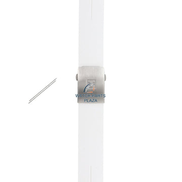 Watch band Tissot T013420 / T047420 T - Touch Expert white silicon strap 21mm T603027565 - Watch Plaza