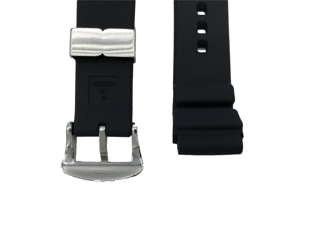 Watch Strap Seiko Prospex Solar Diver SNE439 SSC617 Black Band 20mm V157 - 0BT0 V175 0AD0 - Watch Plaza