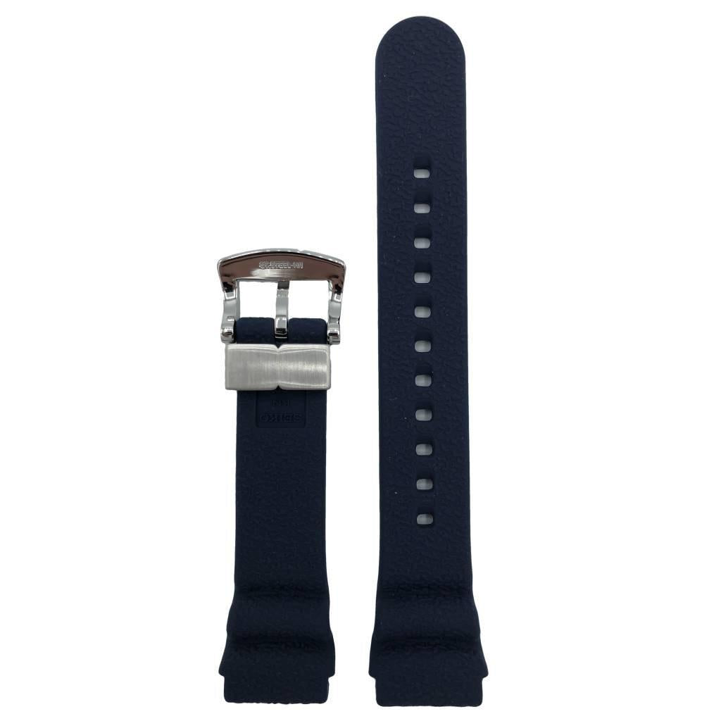 Watch Strap SRPC41K1 Seiko Mini Turtle Blue Band KN 20mm SRPC41 Genuine 4R35 02K0 - Watch Plaza