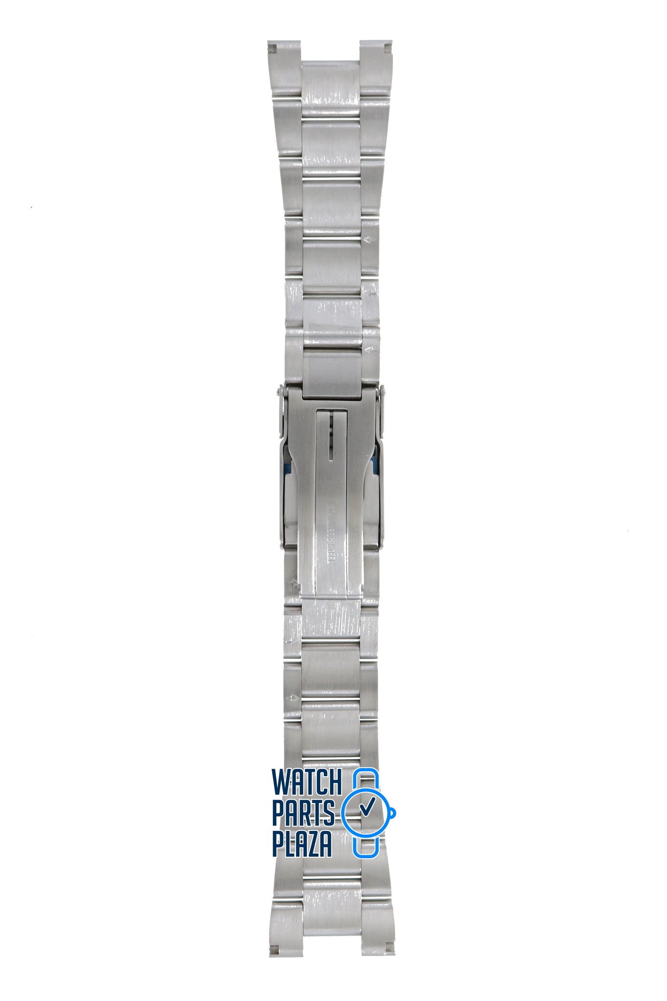 Zodiac ZO2301 & ZO2310 Watch Band ZO - 2301 Grey Stainless Steel 24 mm V - Wolf - Watch Plaza