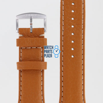 Zodiac ZO7008 Watch Band ZO - 7008 Brown Leather 26 mm Desert Master - Watch Plaza