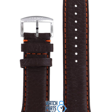 Zodiac ZO7009 Watch Band ZO - 7009 Brown Leather 26 mm Desert Master - Watch Plaza